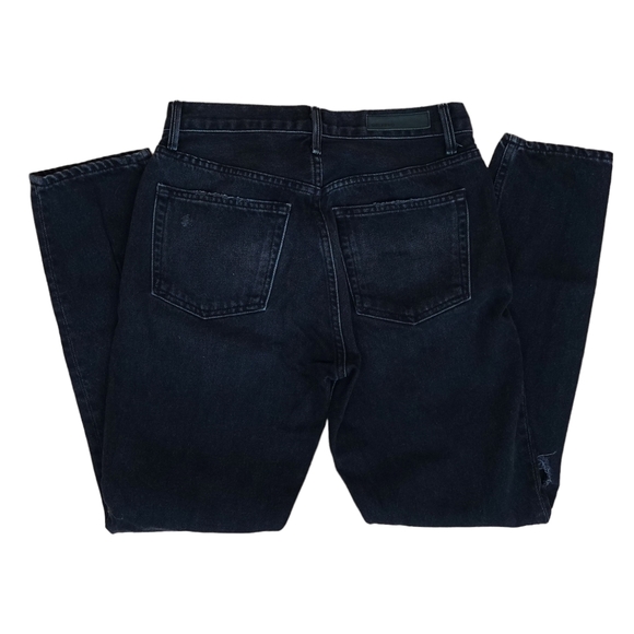 GRLFRND Karolina Black High Rise Straight Crop Ripped Jeans in Wild Thing - 27 - Picture 7 of 11